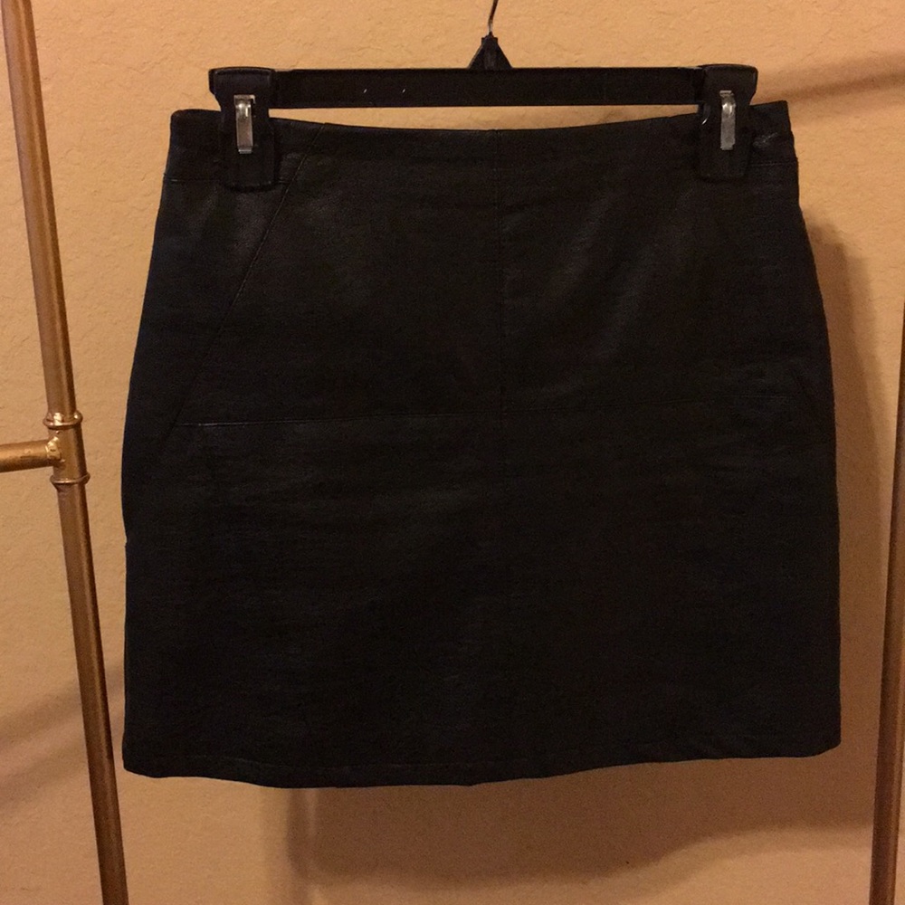 Leather skirt